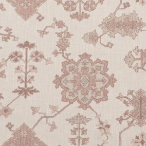 Geometric Floral Curtain Fabric