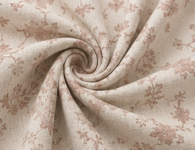 Geometric Floral Curtain Fabric - Image 5