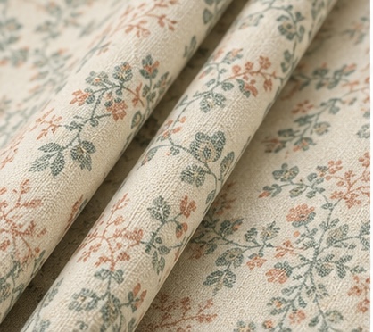 Botanical Vine Curtain Fabric - Image 4