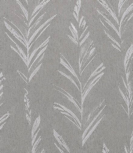 Textured Leaf Motif Curtain Fabric